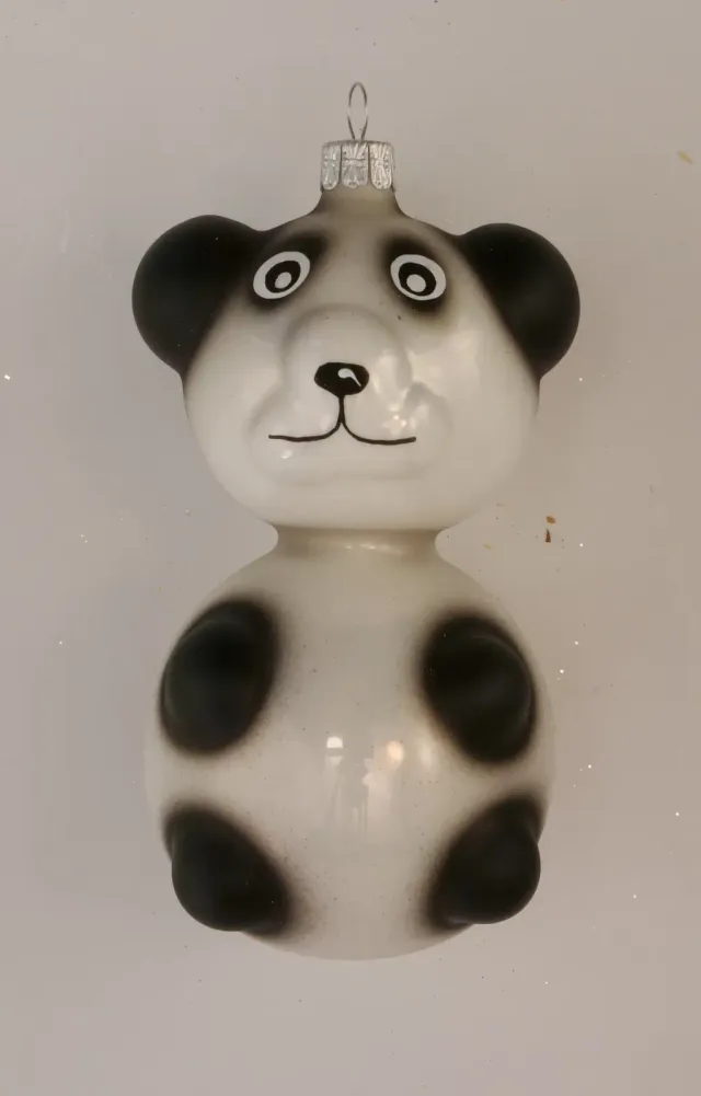 Vánoční ozdoby Zvířátko porcelánová ozdoba extra bílá