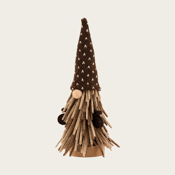 Det Gamle Apotek Santa Claus textilní skřítek 30 cm červený