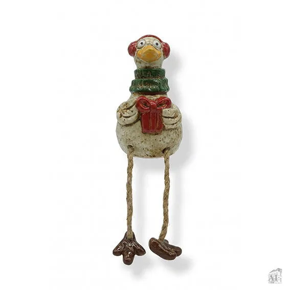 Det Gamle Apotek Duck keramická figurka kachna bílá 14 cm