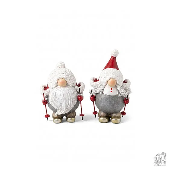 Det Gamle Apotek Gnome skřítek 10 cm červený polyresin