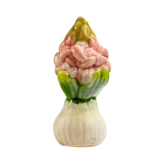 Det Gamle Apotek Decoration dekorace 11 cm růžová kamenina
