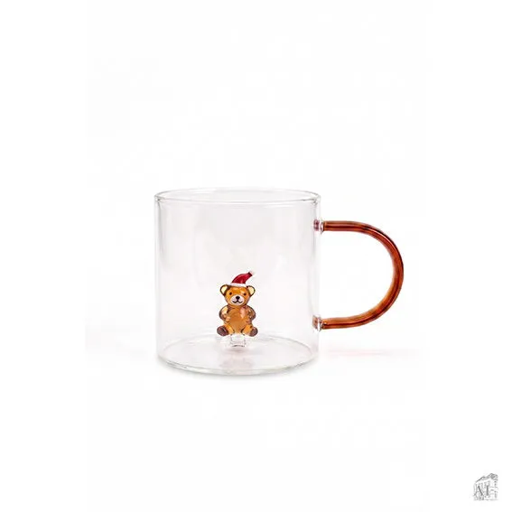 Det Gamle Apotek hrnek skleněný 300 ml čirý