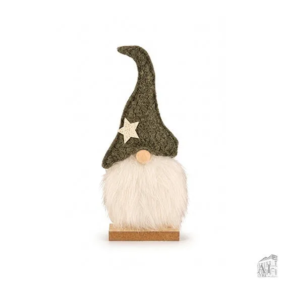 Det Gamle Apotek Gnome skřítek 17 cm šedý polyester