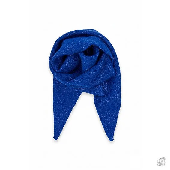 Det Gamle Apotek Scarf šála 66 cm modrá