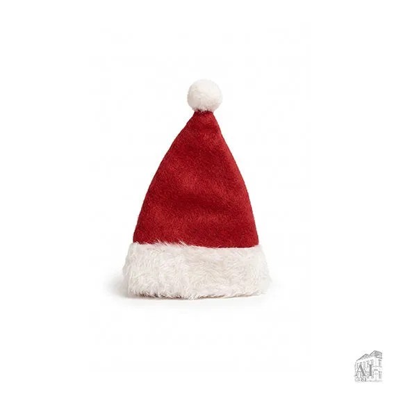 Det Gamle Apotek Santahat filcová čepice pro skřítka 8 cm červená