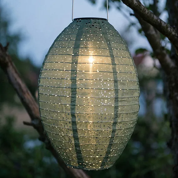 Det Gamle Apotek Solar Lucerna zelená plast 32 cm