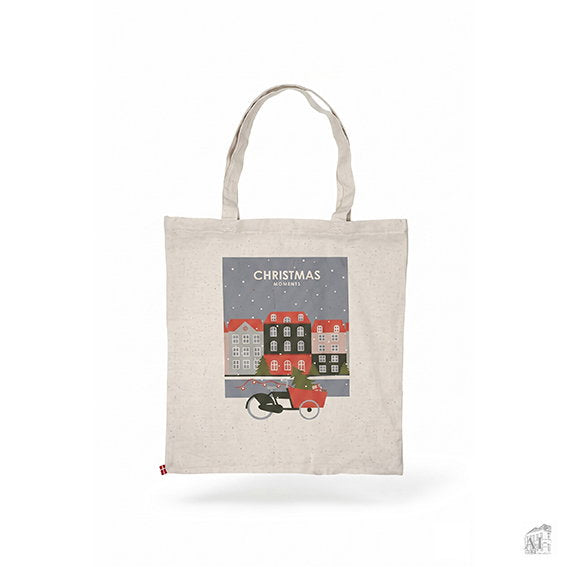 Det Gamle Apotek Bag bavlněná taška bílá 42 cm