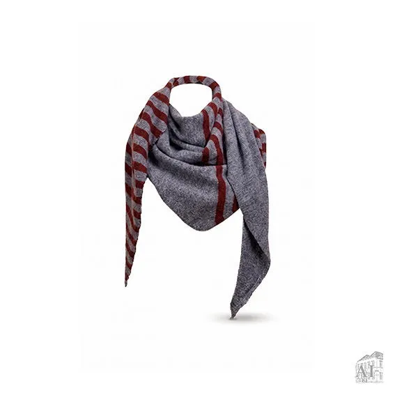 Det Gamle Apotek Scarf šála modrá 90 cm polyester
