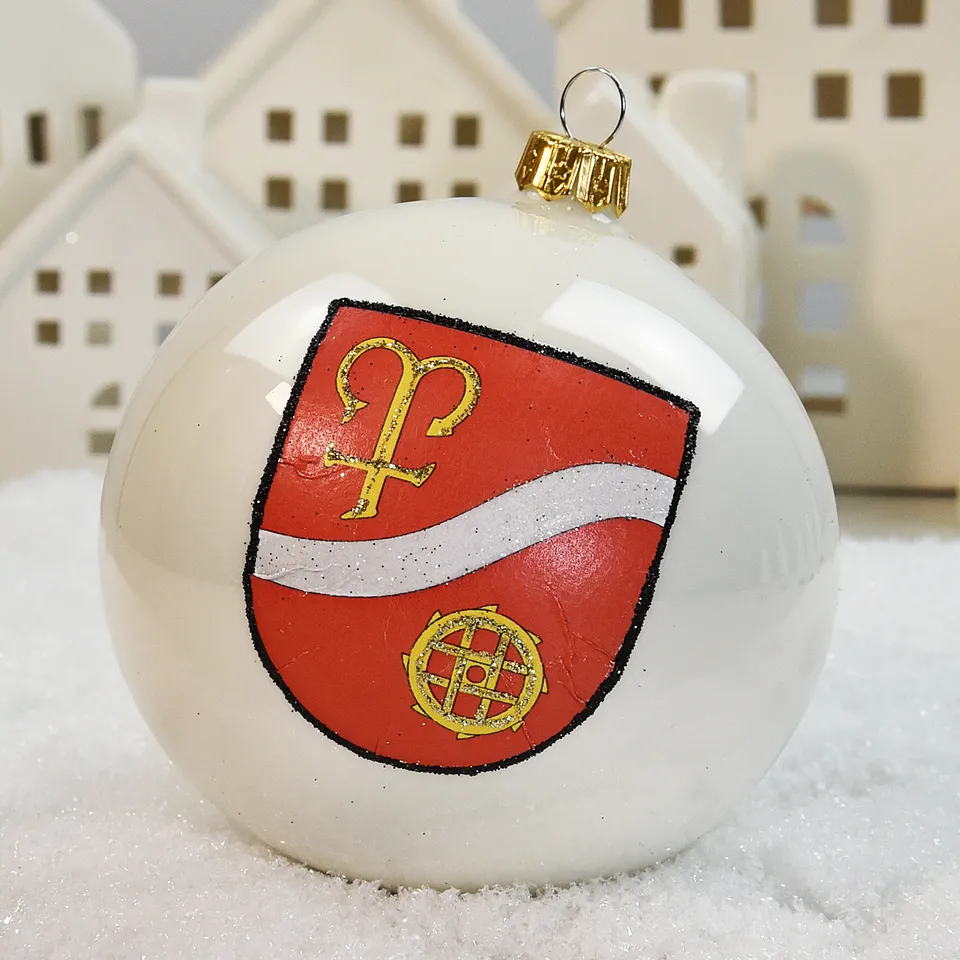 Vitbis Kolekce Města skleněná baňka Rumia 10 cm