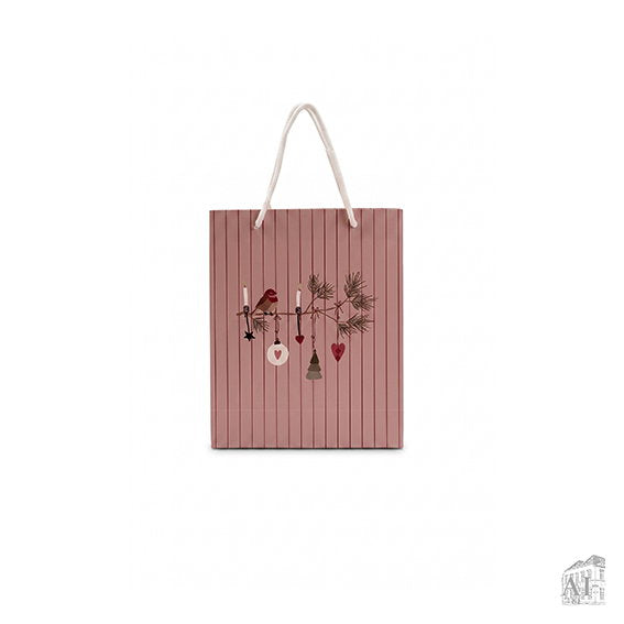 Det Gamle Apotek Giftbag dárková taška zlatá 24 cm