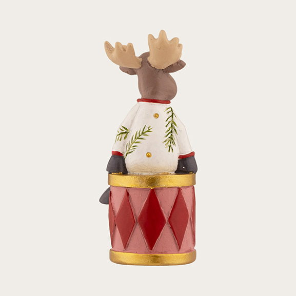 Det Gamle Apotek Moose vánoční figurka sob 10 cm polyresin