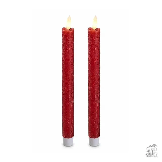 Det Gamle Apotek LED vosková svíčka červená 22 cm