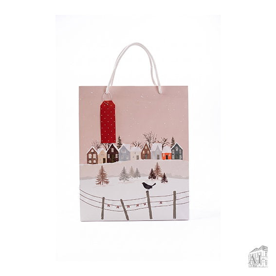 Det Gamle Apotek Giftbag papírová taška zelená 32 cm