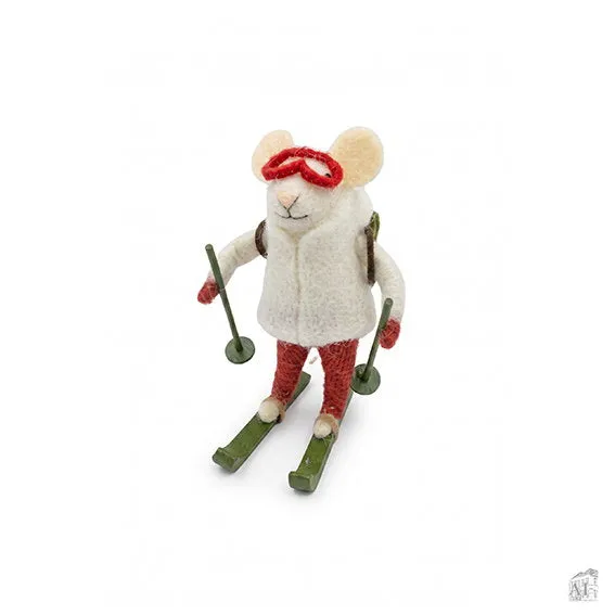 Det Gamle Apotek Mouse figurka myška bílá 8 cm