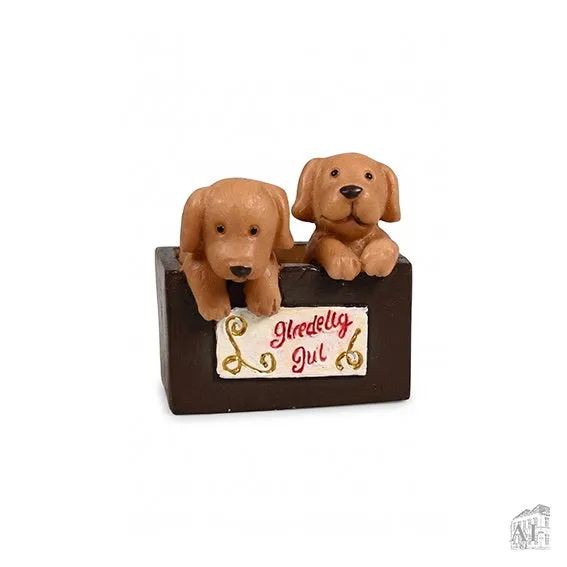 Det Gamle Apotek Dogs in box miniatura psi v krabici 4 cm