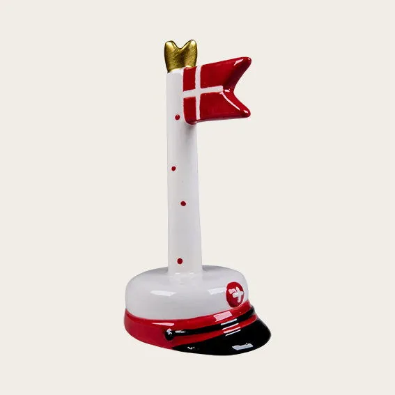 Det Gamle Apotek Student vlajka červená dolomit 12 cm