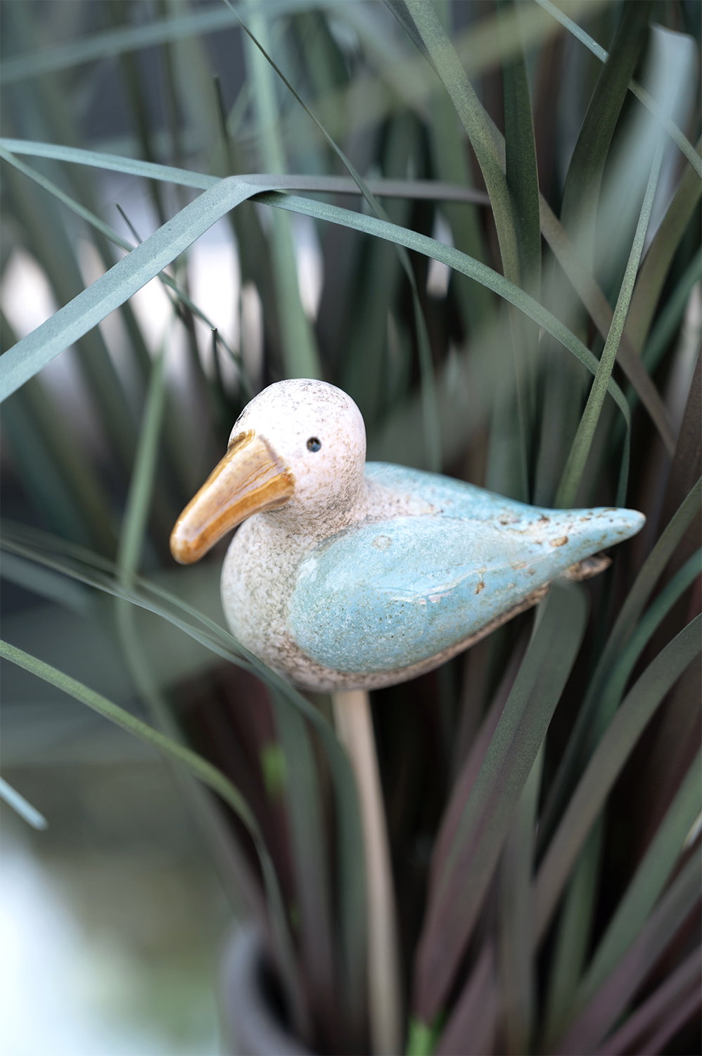 Det Gamle Apotek Seabird ptáček zelený 5 cm