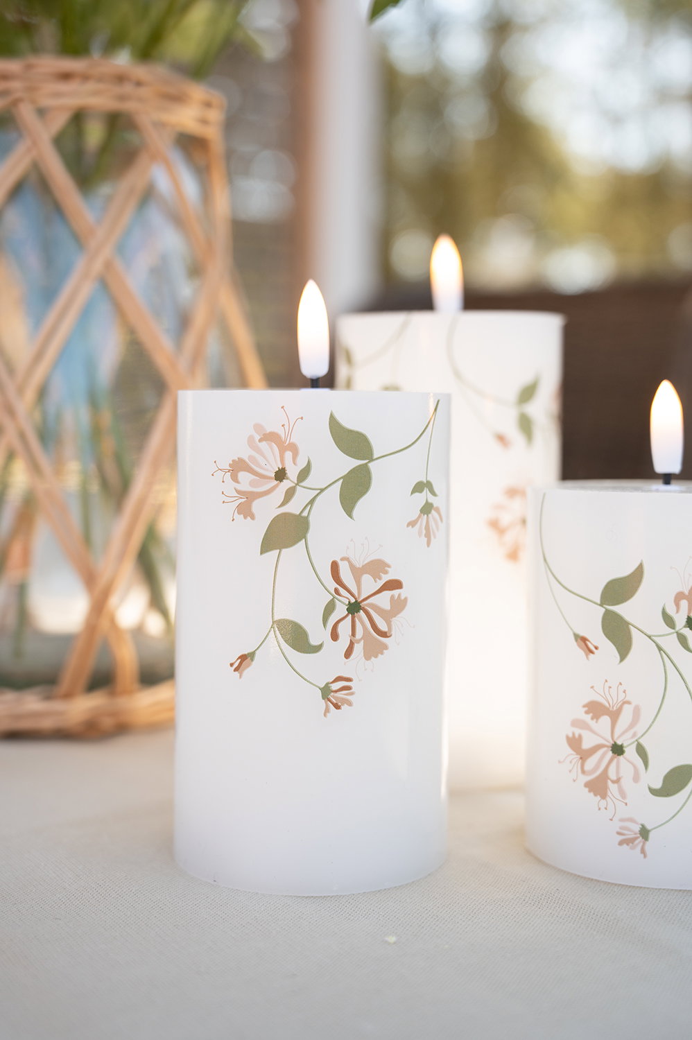 Det Gamle Apotek LED Candle vosková svíčka sada 3 ks