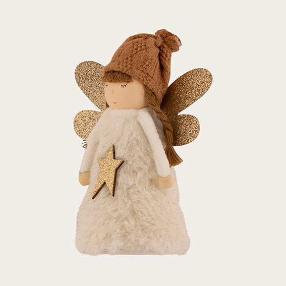 Det Gamle Apotek Angel anděl bílý 14 cm polyester