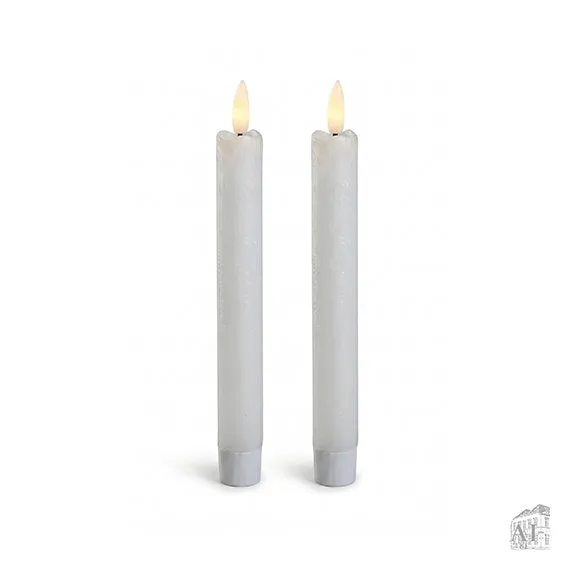 Det Gamle Apotek LED vosková svíčka bílá 16 cm 2 ks