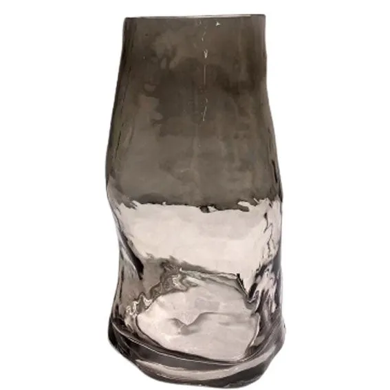 Det Gamle Apotek skleněná váza růžová 30 cm