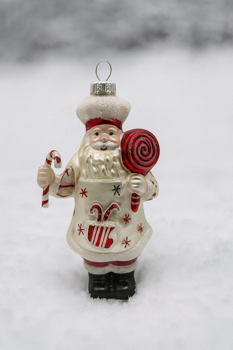 Vitbis Kuchař skleněná baňka 15 cm barevná