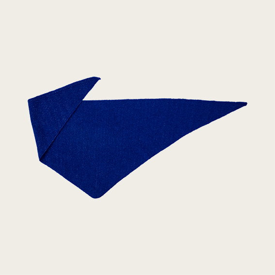 Det Gamle Apotek Scarf šála 66 cm modrá