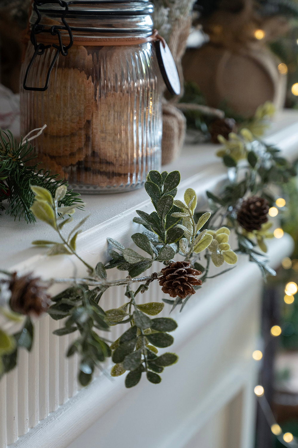 Det Gamle Apotek Garland umělá girlanda zelená 106 cm