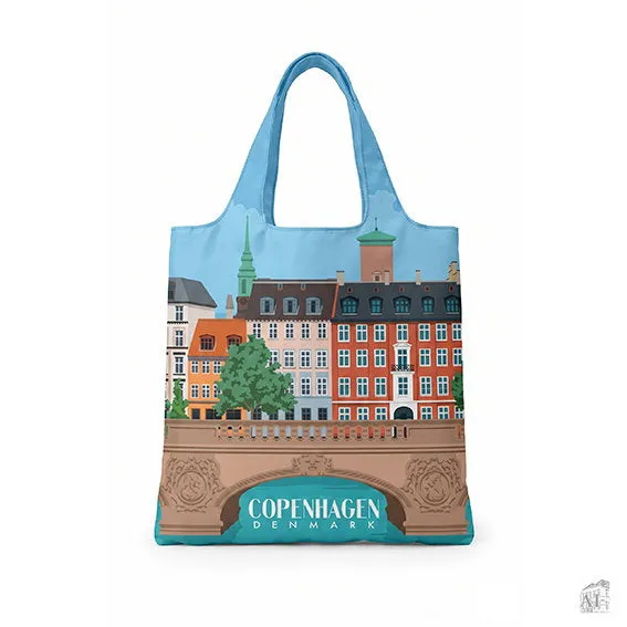 Det Gamle Apotek Shoppingbag nákupní taška modrá 42 cm