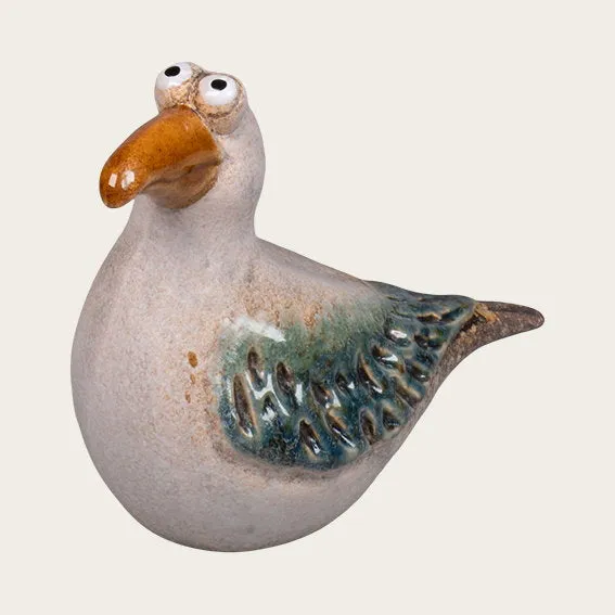 Det Gamle Apotek Seagull kameninová figurka racek bílá 9 cm