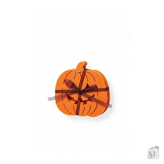 Det Gamle Apotek Halloween dekorace dýně oranžová polyester