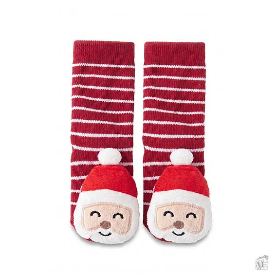 Det Gamle Apotek Socks ponožky červené bavlna protiskluz