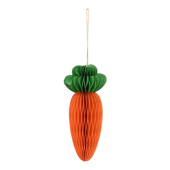 Det Gamle Apotek Carrot papírová mrkev 15 cm oranžová