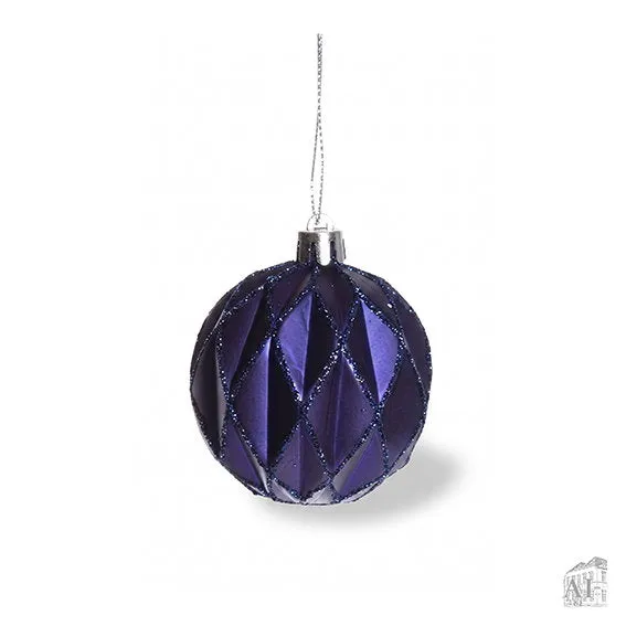 Det Gamle Apotek Purple Christmas bauble baňka 6 cm